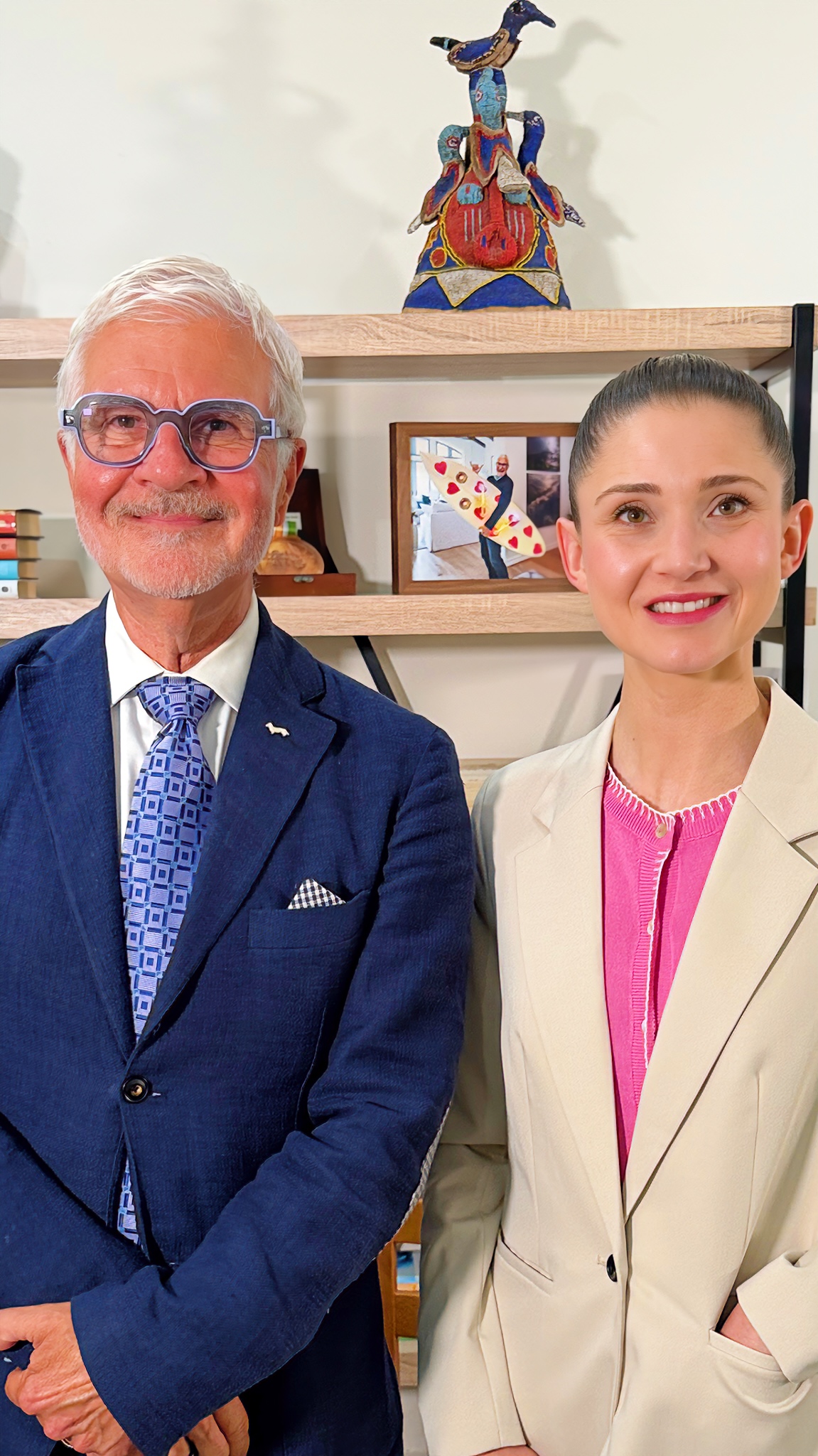 MD Steven Gundry with Camille Hermann